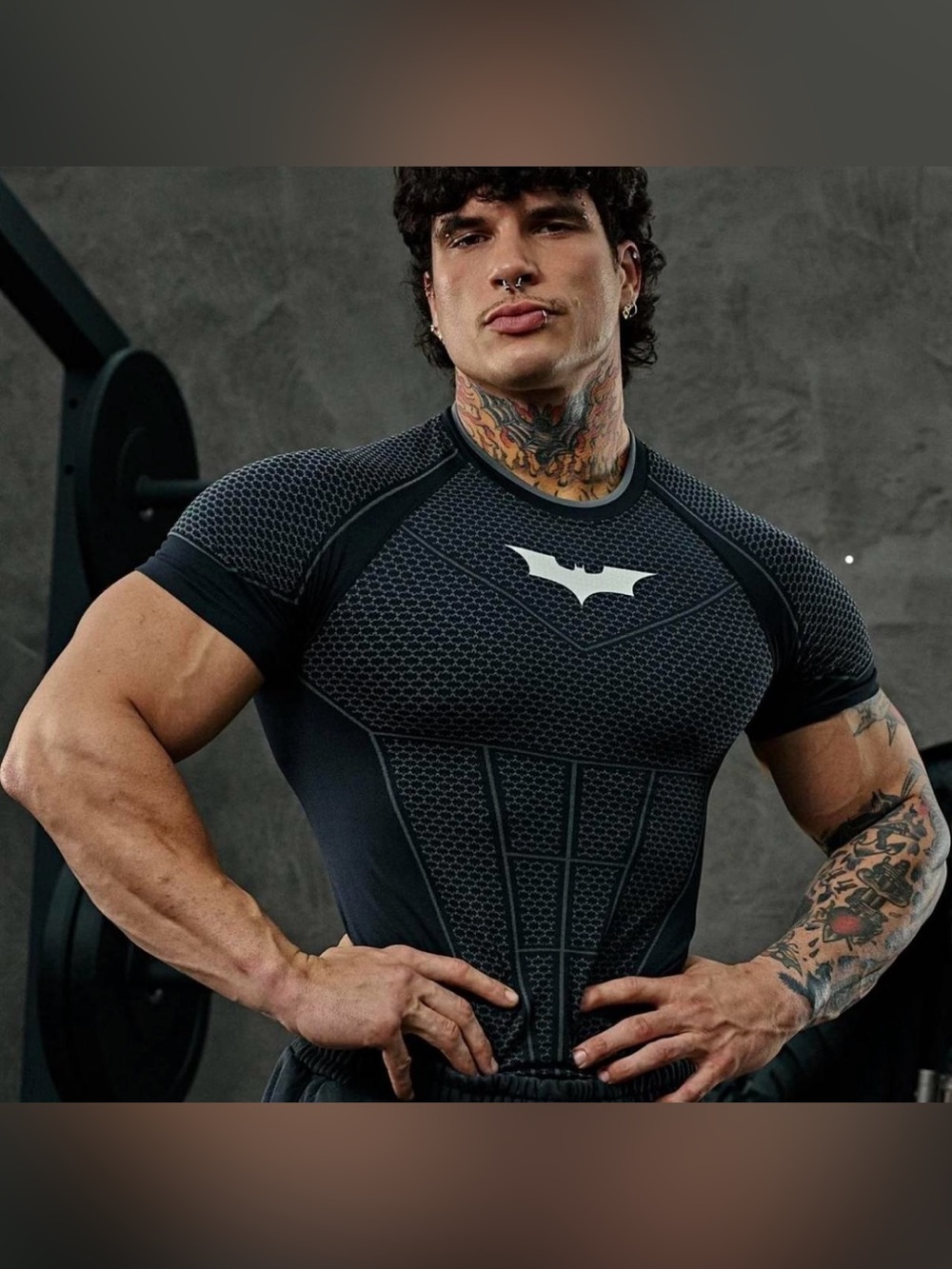 YoungLA Batman Compression T-Shirt